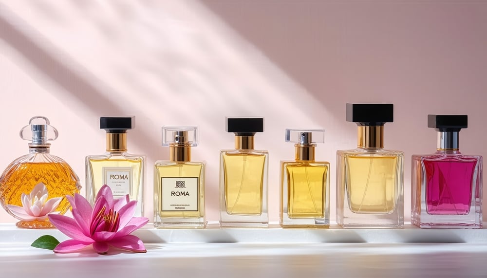 Variedad de perfumes y productos de belleza de ROMA Perfumería Variedad de perfumes y productos de belleza de ROMA Perfumería